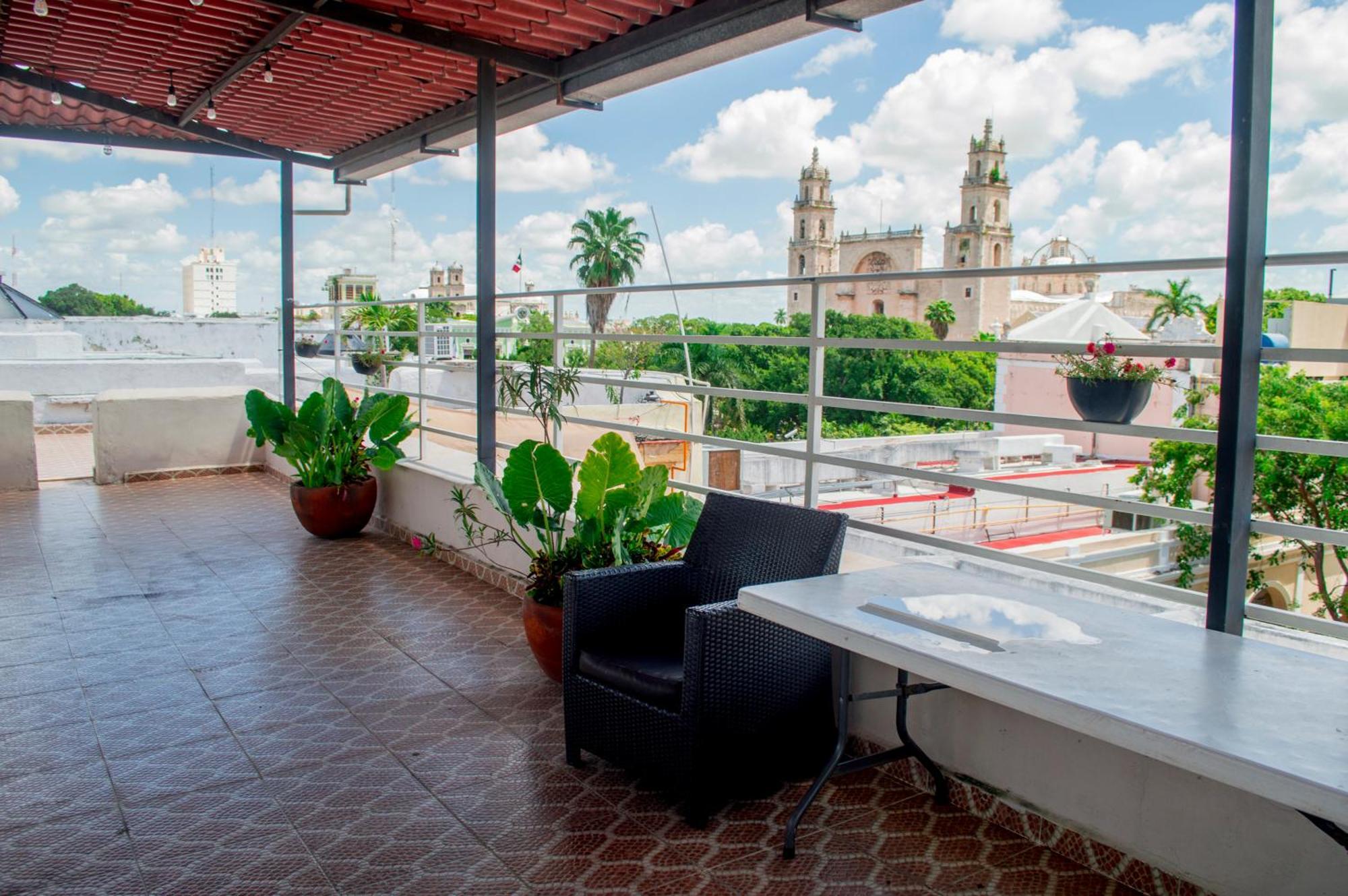 Hostal Zocalo Hotel Merida Luaran gambar