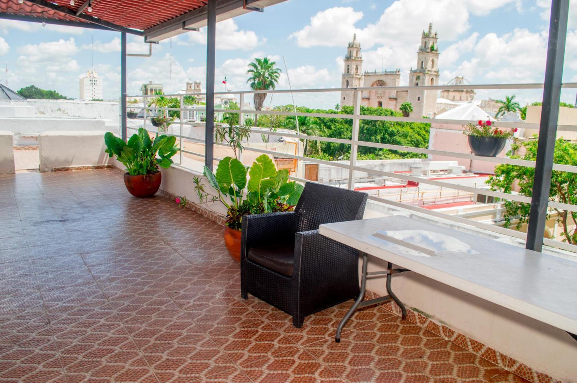 Hostal Zocalo Hotel Merida Luaran gambar